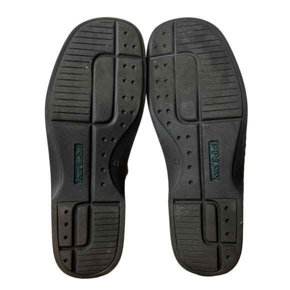 Josef Seibel Mens 8.5 Jeremy LEATHER Fisherman Dress Sandal COMFORT Brown EUC - Picture 5 of 7